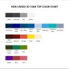 tank top color chart - Family Guy Merch