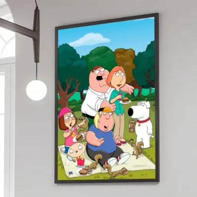 Griffin Family Garden Scene Wall Art