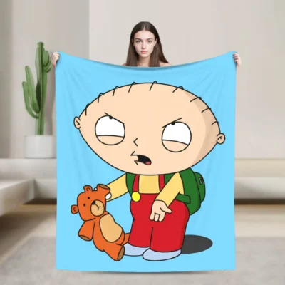Stewie Griffin Teddy Bear Mood Blanket