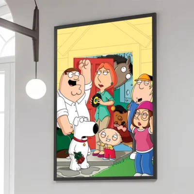 Griffin Family Full Cast Portrait Wall Art
