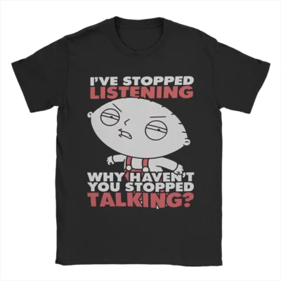Stewie Griffin Evil Smile Graphic T-shirt