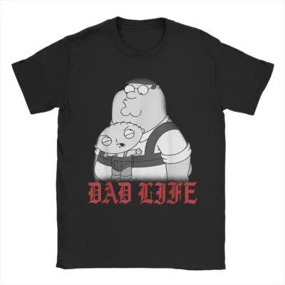 Stewie Peter Angry Face Graphic T-shirt