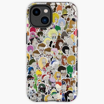 103 Faces Of Roger The Alien Iphone Case