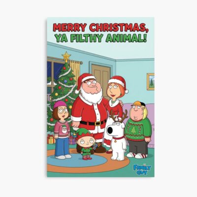 Family Guy Christmas Card Poster