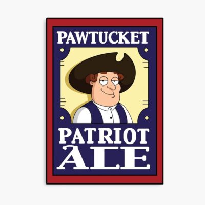 Pawtucket Patriot Ale Logo Design Poster