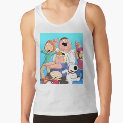 Family Guy The Griffin Gang In Ultimate Chaos Tank Top
