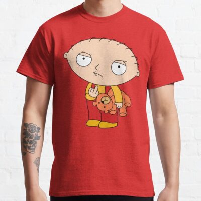 Alternative view of Stewie Griffin Of Family Guy Flipping The Bird T-Shirt