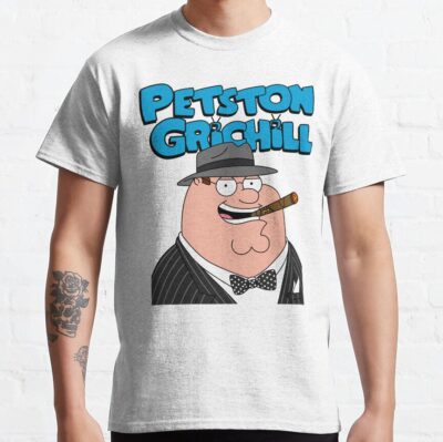 Peter Griffin Of Family Guy As Winston Churchill T-Shirt