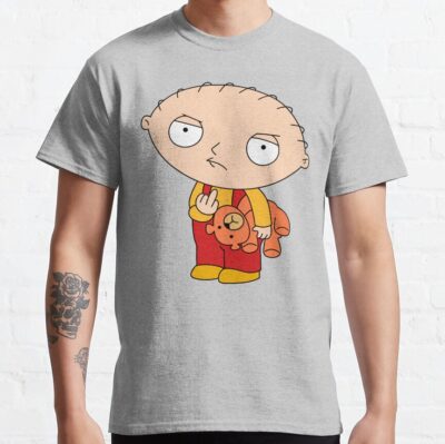 Stewie Griffin Of Family Guy Flipping The Bird T-Shirt