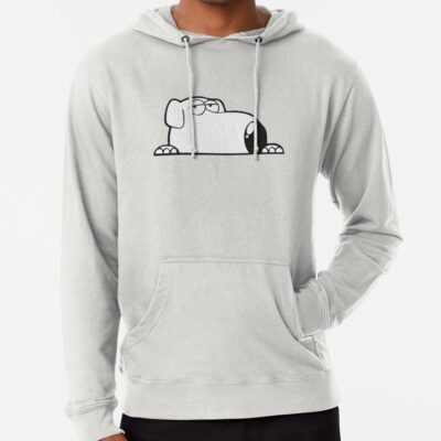 Brian Dog Peeker Cartoon Funny Hoodie