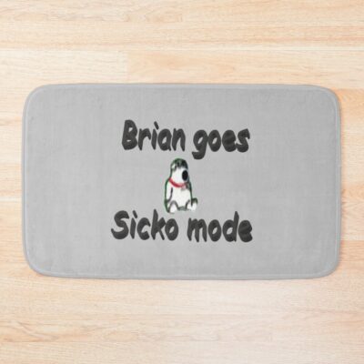 Brian Goes Sicko Mode Bath Mat