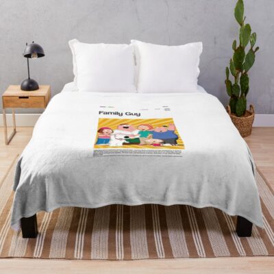 Family Guy Series Poster Throw Blanket