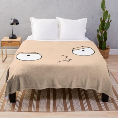 Stewie Griffin Eyes Throw Blanket