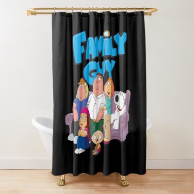 Family Guy Family With Shower Curtain