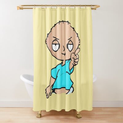 Stewie Rugrats Shower Curtain