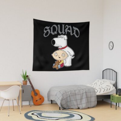 Squad Goals Family Guy Tapestry